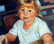 portret dziewczynki